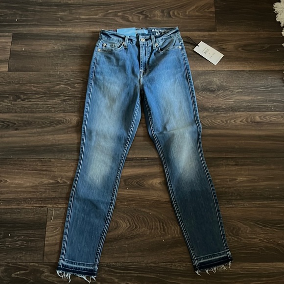 High Waist Ankle Skinny Jean - Picture 1 of 4